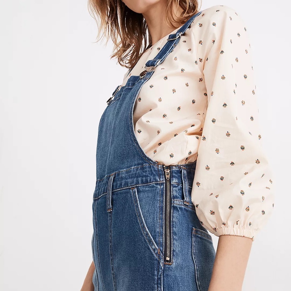 Madewell | Stovepipe Overalls in Cosman Wash